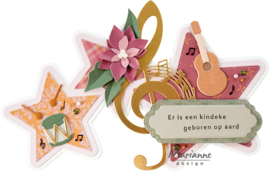 Creatables stencil Lay out - stars LR0978
