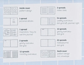 Nienke Vletter • Journal Planner 17,5x17,5cm 192 pagina’s