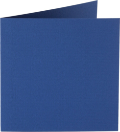 6 x vierkante kaart (13,2 x 13,2 cm) irisblauw (931) voorheen 31 irisblauw