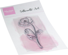 Clear Stamp Silhouette Art - Poppy CS1160