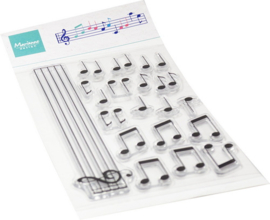 Clear Stamp Musical notes	CS1175