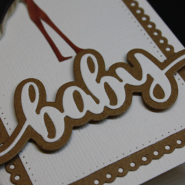 Creatables stencil Baby LR0793