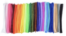 Chenilledraad diverse kleuren 400 stuks