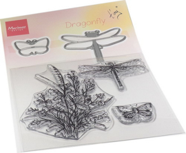 Clear Stamp & die set Tiny's dragonfly TC0880