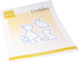 Creatables stencil Silhouette Girl LR0892