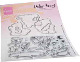 Clear stamp Eline's Polar bears EC0193