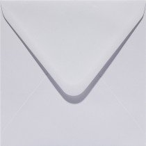 6 x vierkante envelop (14 x 14 cm) lichtgrijs (957)