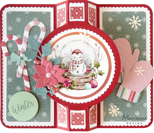 Creatables stencil Swing-fold circle LR0913