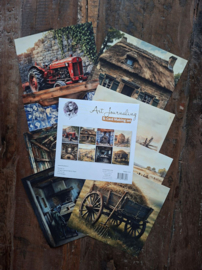 FairyBells Art Journaling & Card Making Backgrounds Set 19: Boerderij