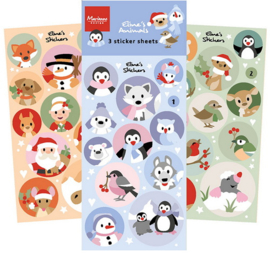 Stickers Eline's Animals Christmas & Winter CA3193