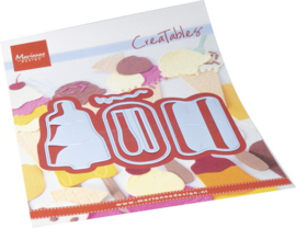 Creatables stencil Popsicles LR0865