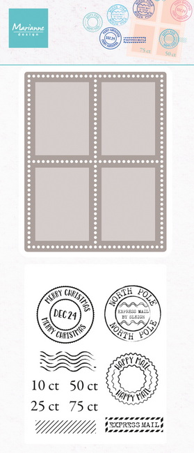 Clear Stamp Postage stamp set CS1177