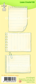 Clear stamp Leane: Notebook pages (554643)