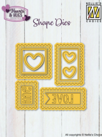 Stans Postal Stamps with Hearts SD334