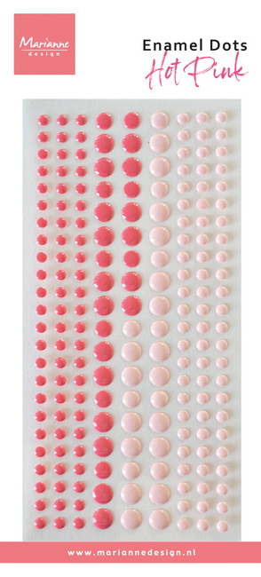 Enamel dots duotone hot pink	PL4539