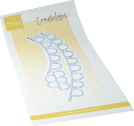 Creatables stencil Round banner LR0940