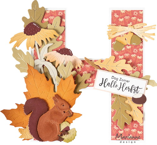Craft stencil - H-letter PS8190