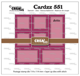 Stans Crealies Postzegelframe Jette CLCZ551
