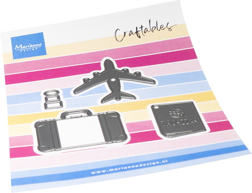 Craftables stencil Travel essentials	CR1697