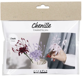 Chenillebloemen set: Lelies