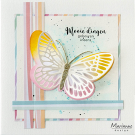 Creatables stencil Tiny's resting Butterfly LR0856