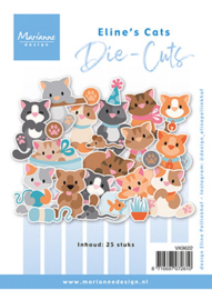 Diecuts Eline's Cats (25) VK9622