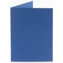 6 x rechthoekige staande kaart (10,5 x 14,8 cm) royal blue (972)