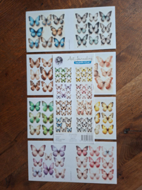 FairyBells 3D-setje Kleurrijke vlinders