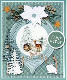 Creatables stencil Open christmas bauble LR0871