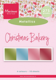 Pretty Papers bloc Christmas Bakery by Marleen Metallics A5 PK9197