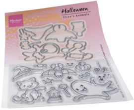 Clear stamps & Dies Eline's Animals - Halloween EC0201