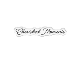 Stans, sjabloon en stempel - Cherished moments