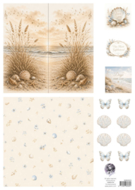 Fairybells combi knipvel voor pop-up en decoupage - strand beige C