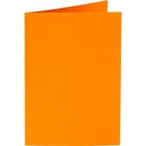 6 x rechthoekige staande kaart (10,5 x 14,8 cm) oranje (911) voorheen 11 oranje