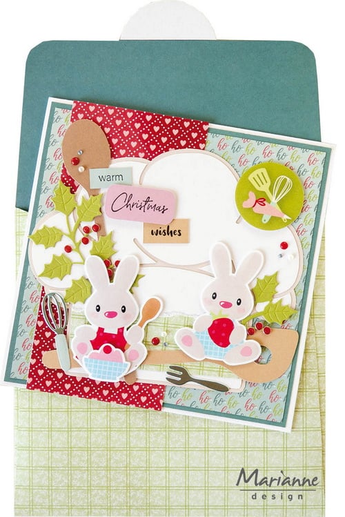 Creatables stencil Holly sprigs LR0914
