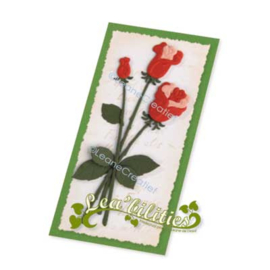 Lea’bilitie snij en embossing mal Rozen 45.9457