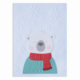 Thinlits snijmal Cozy Bear Sizzix 665496