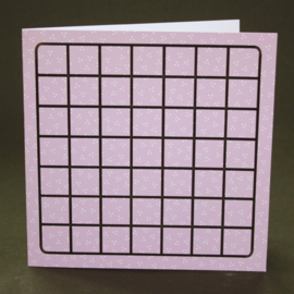 Marjoleine’s kaarten pink 2 met kaartenrekje (10 stuks)