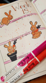 Clear stamp: (EC0178) Eline's cute bunnies