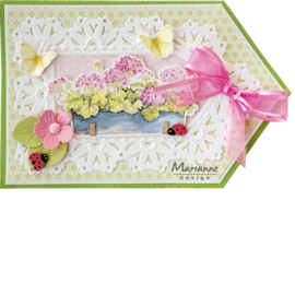 Creatables stencil Tiny's label - ACTIEMAL LR0355