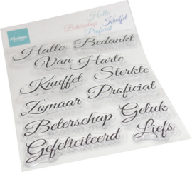 Clear Stamp Elegante wensen CS1157