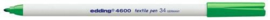 Edding Textielstift 034 vaalgroen 1 mm