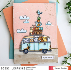 Clear stamps: Road trip