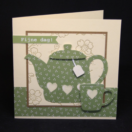 Creatables stencil Teapot & glass LR0803