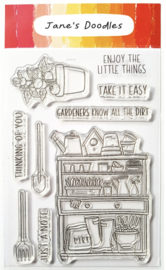 Clear stamps: In the garden