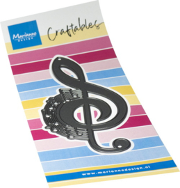Craftables stencil Music treble CR1743
