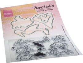 Clear stamp Eline's Storks and Babies EC0195