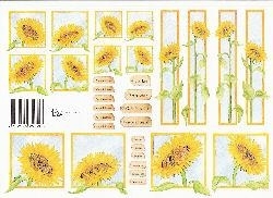 knipvel: zonnebloemen