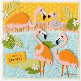 Collectables Eline's Flamingo family COL1549