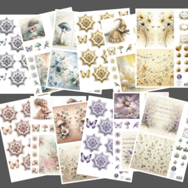 Fairybells combi knipvellen voor pop-up kaarten en decoupage